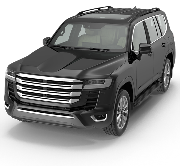 Dark SUV representing a vehicle ready for inspection